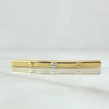 Herraje Cilindro Trio De Clavos 0.7gr / 4cm / Liso Tres Oros 18K