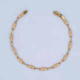 Pulso Rustico Capullo 3.85gr / 21cm / Oro 18K $