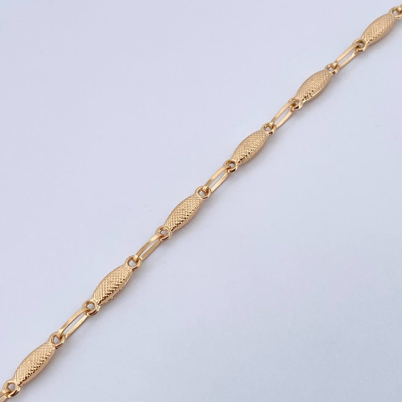Pulso Rustico Capullo 3.85gr / 21cm / Oro 18K $