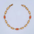 Pulso Rustico Barril 5.85gr / 21.5cm / Oro 18K $