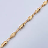 Pulso Eslabón Diamantado 6.05gr / 22cm / Oro 18K $