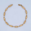 Pulso Eslabón Diamantado 6.05gr / 22cm / Oro 18K $