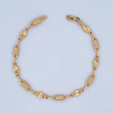 Pulso Eslabón Diamantado 6.05gr / 22cm / Oro 18K $