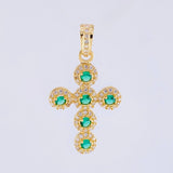 Dije Cruz Tupida 2.65gr / 3cm / Oro Amarillo 18K ©