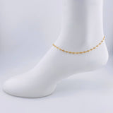 Tobillera GC 2.65g / 24.4cm / 3.4mm Oro Amarillo 18K