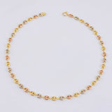 Tobillera Gc 3.05gr / 24.5cm / 4.1mm Tres Oros 18K ©