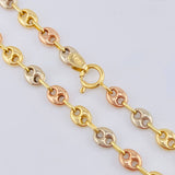 Tobillera Gc 4.3gr / 24.5cm / 5.2mm Tres Oros 18K