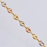 Tobillera Gc 4.85gr / 23.5cm / 6.3mm Tres Oros 18K