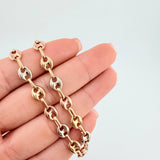 Tobillera Gc 4.9gr / 24.5cm / 6.3mm Tres Oros 18K ©