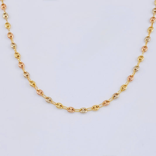Cadena Gc 7.55gr / 64.5cm / 3.3mm Tres Oros 18K