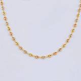 Cadena Gc 7.55gr / 64.5cm / 3.3mm Tres Oros 18K