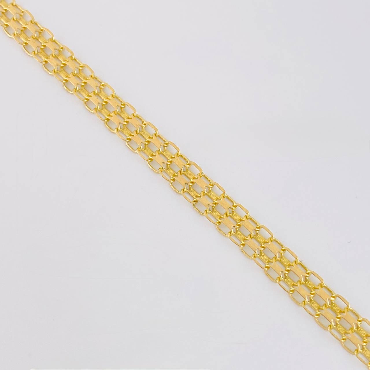Pulso Chino 5.55g / 19.7cm / 7mm Oro Amarillo 18K