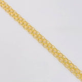 Pulso Chino 5.55g / 19.7cm / 7mm Oro Amarillo 18K