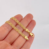 Pulso Chino 5.55g / 19.7cm / 7mm Oro Amarillo 18K