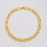 Pulso Chino 5.55g / 19.7cm / 7mm Oro Amarillo 18K