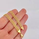 Pulso Chino 7g / 16.5cm / 9.6mm Oro Amarillo 18K