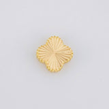 Herraje Trébol Diamantado 1.25g / 1.2cm Oro Amarillo 18K