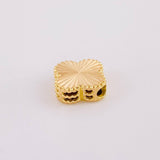 Herraje Trébol Diamantado 1.25g / 1.2cm Oro Amarillo 18K