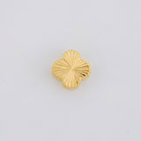 Herraje Trébol Diamantado 0.65g / 0.9cm Oro Amarillo 18K