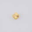 Herraje Trébol Diamantado 0.3g / 0.7cm Oro Amarillo 18K