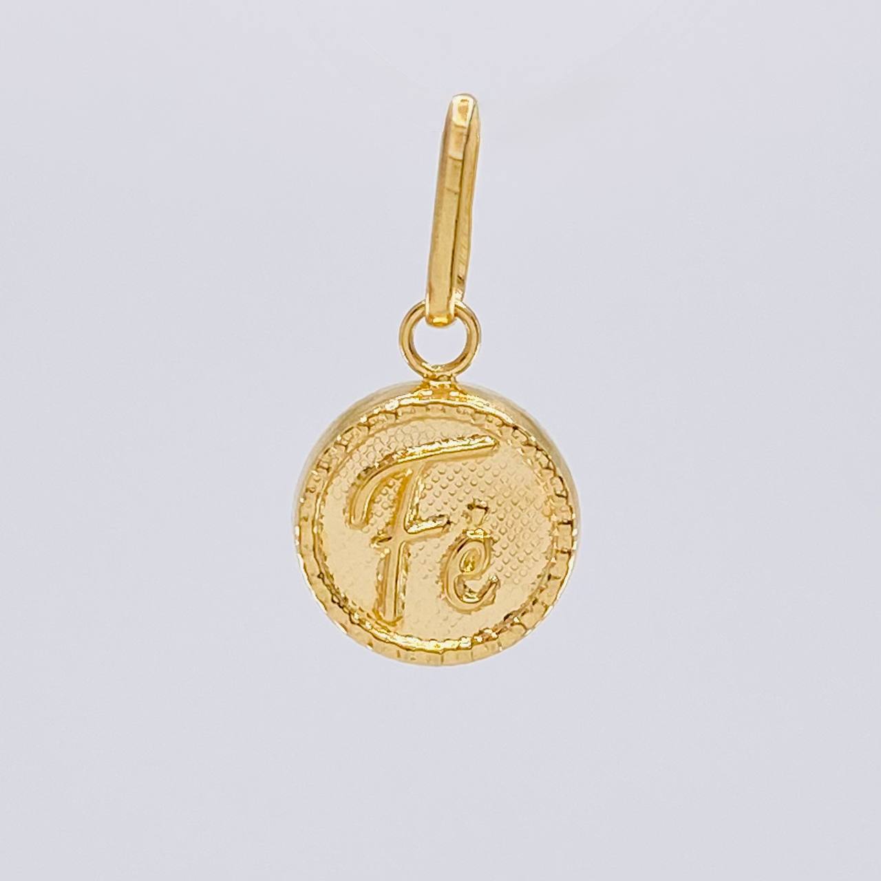Dije Circulo Fé 0.7 g / 1.9 cm Oro Amarillo 18K