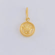 Dije Circulo Corona 0.45 g / 1.8 cm Oro Amarillo 18K