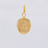 Dije San Miguel Mate 0.9 g / 2 cm Oro Amarillo 18K