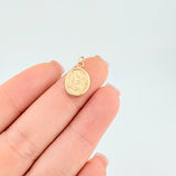 Dije San Miguel Mate 0.9 g / 2 cm Oro Amarillo 18K