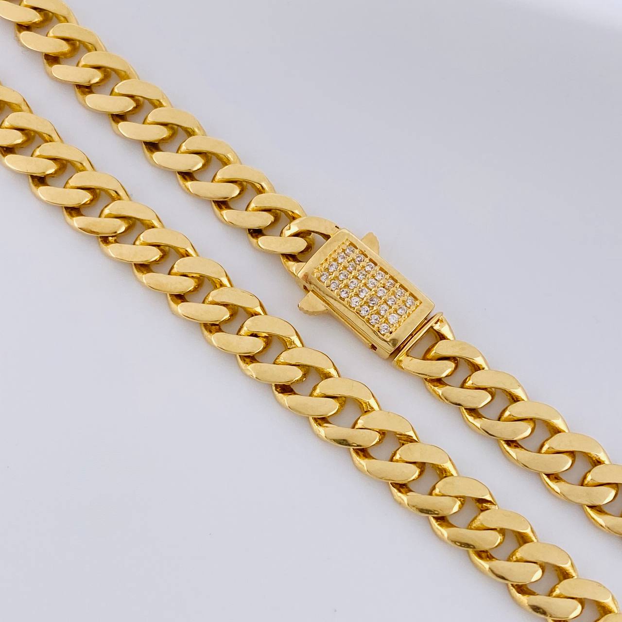 Cadena Cubana 23.2 g / 46 cm / 6.5 mm Oro Amarillo 18K Nac.Esp