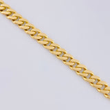 Pulso Cubano 10.85 g / 21 cm / 6.3 mm Oro Amarillo 18K