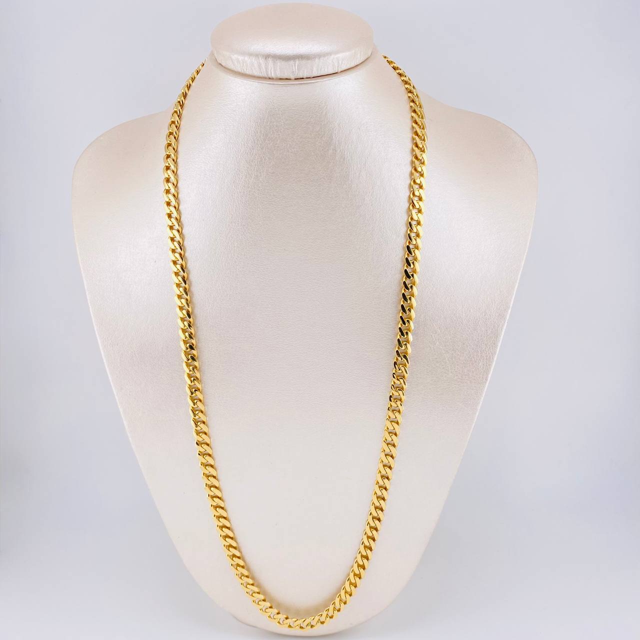 Cadena Cubana 27.6 g / 61 cm / 6.3 mm Oro Amarillo Nac.Esp