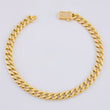 Pulso Cubano 10.85 g / 21 cm / 6.3 mm Oro Amarillo 18K