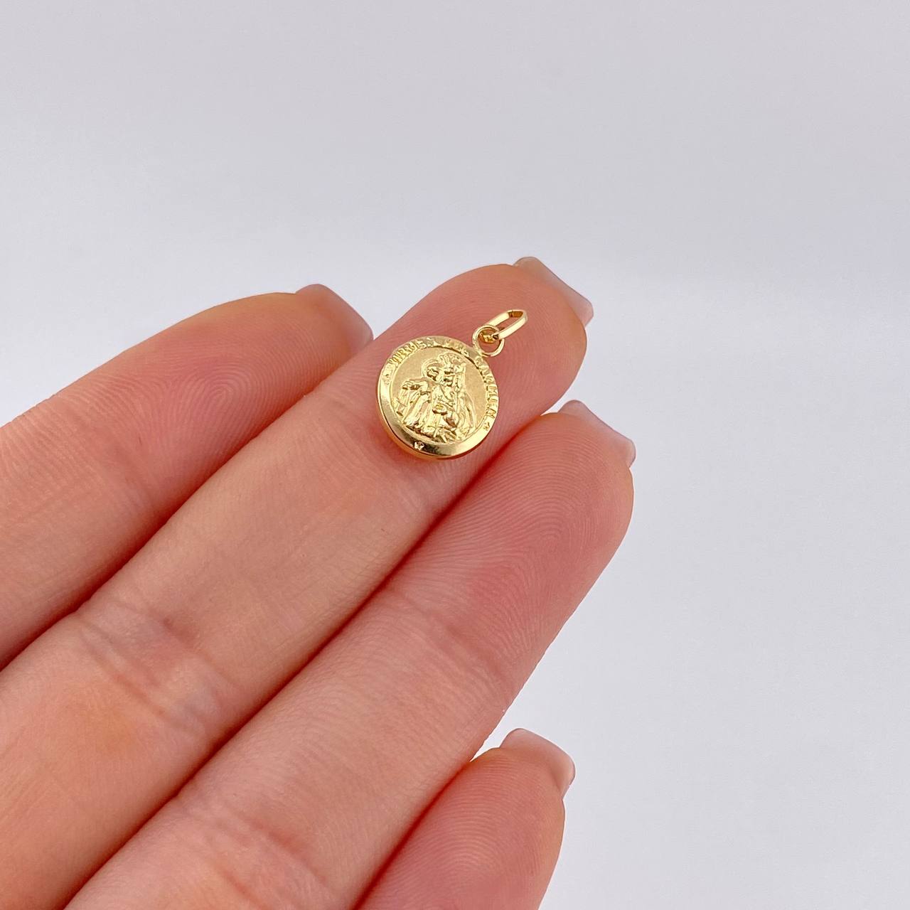 Dije Virgen Del Carmen 0.55 g / 1.6 cm Oro Amarillo 18K