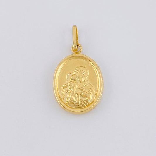 Dije Virgen Del Carmen 0.45 g / 1.7 cm Oro Amarillo 18K