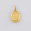 Dije Virgen Del Carmen Mate 1 g / 2.4 cm Oro Amarillo 18K