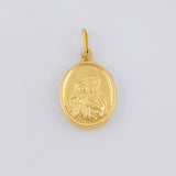 Dije Virgen Del Carmen Mate 1 g / 2.4 cm Oro Amarillo 18K