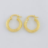 Candongas Boutique 1.3 g / 2.6 cm Oro Amarillo 18K