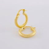 Candongas Jaz 1.3 g / 2.7 cm Oro Amarillo 18K