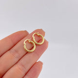 Candongas Jaz 1.3 g / 2.7 cm Oro Amarillo 18K