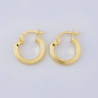 Candongas Fino 1.2 g / 2.5 cm Oro Amarillo 18K