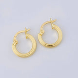 Candongas Fino 1.2 g / 2.5 cm Oro Amarillo 18K
