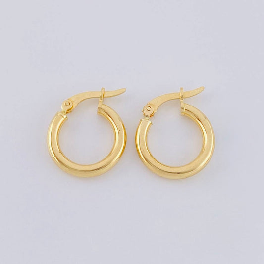 Candongas Meli 1.5 g / 2.6 cm Oro Amarillo 18K