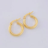 Candongas Meli 1.5 g / 2.6 cm Oro Amarillo 18K