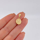 Dije San Miguel Mate 1.15 g / 2 cm Oro Amarillo 18K
