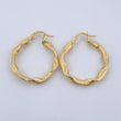 Candongas Bella 2.8gr / 3cm / Oro 18K $