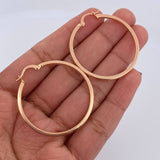 Candongas Redondas 2.6gr / 4cm / Oro 18K $