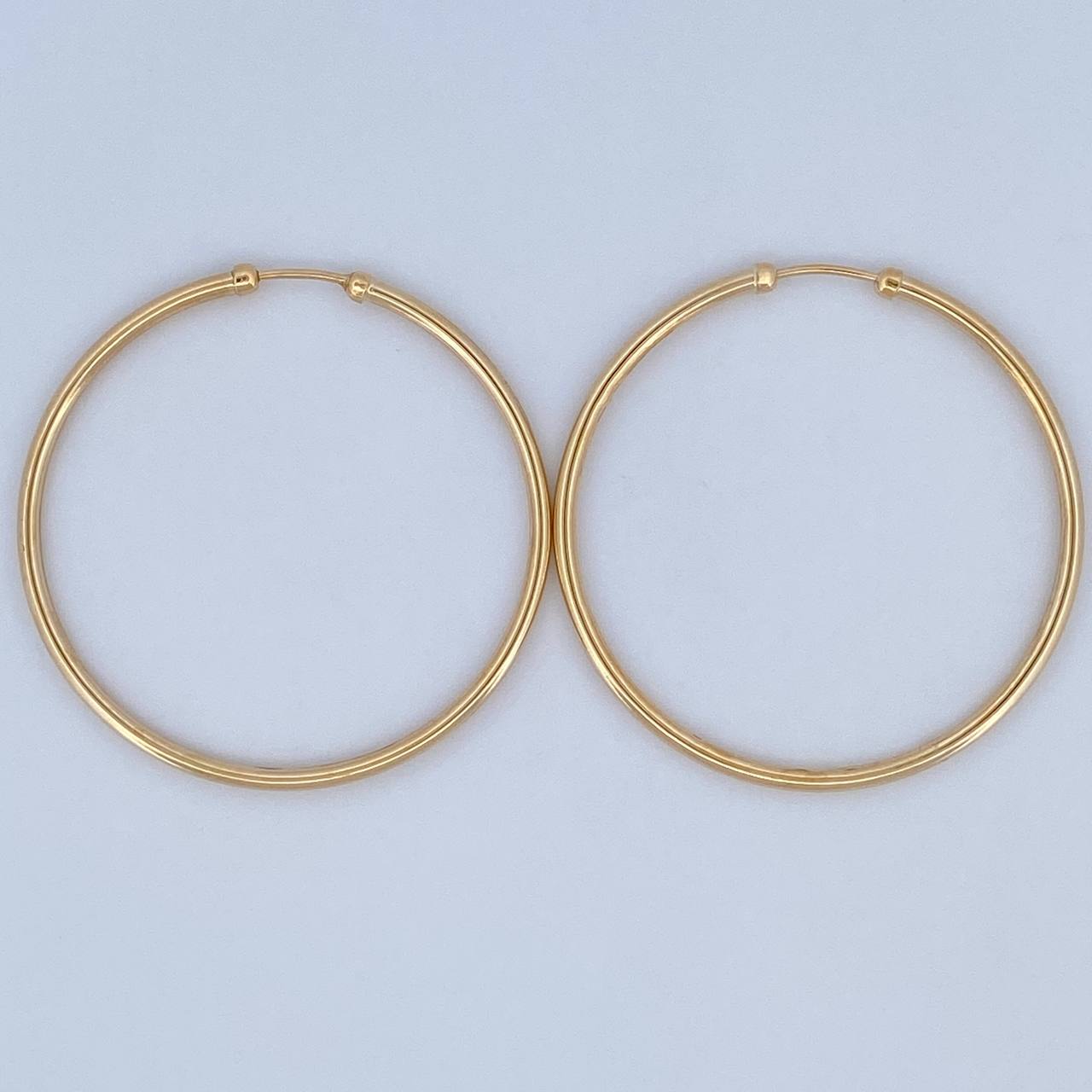 Candongas Caponeras 3.4gr / 4.5cm / Oro 18K &