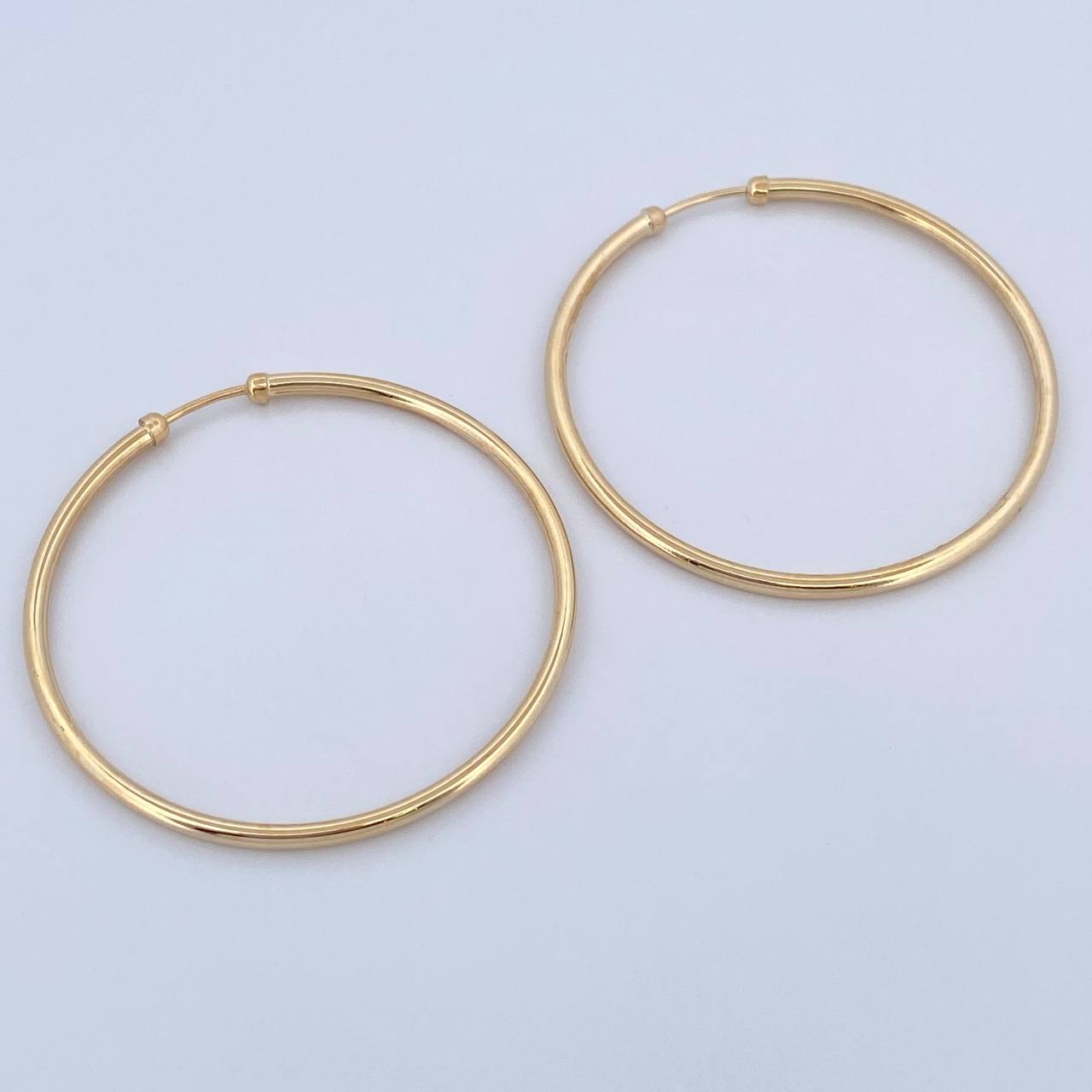 Candongas Caponeras 3.4gr / 4.5cm / Oro 18K &