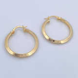 Candongas Clau 2.4gr / 3cm / Oro 18K &