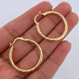 Candongas Mary 2.2gr / 2.8cm / Oro 18K $